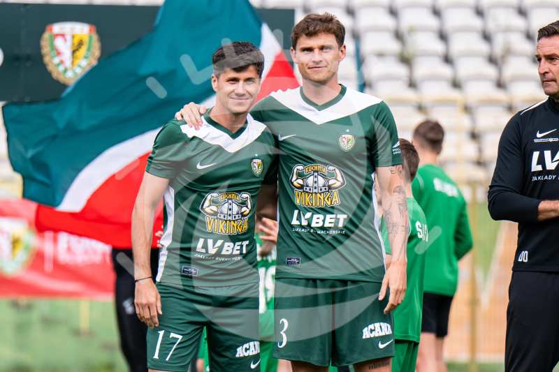 Piłka Nożna: Prezentacja druzyny + sparing. Slask Wroclaw - Hradec Kralove. - Agencja Fotograficzna